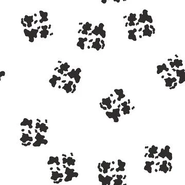 Pattern abstract cow skin cartoon vector Stock Illustration