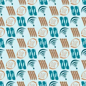 The pattern of abstract elements Illustrazione stock