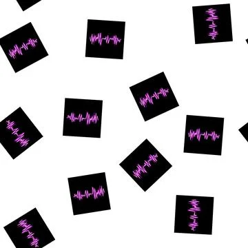 Pattern abstract equalizer music cartoon vector Stockillustratie