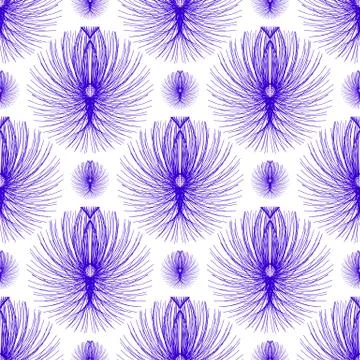 Pattern abstract feathers Stockillustratie