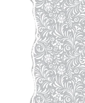 Pattern with abstract flowers 스톡 일러스트