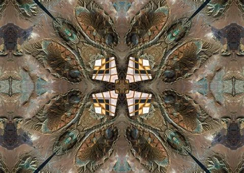 Pattern Abstract Fractal background Stock Illustration