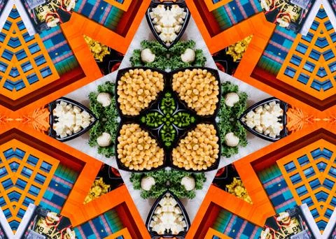 Pattern Abstract Fractal background Stock Illustration