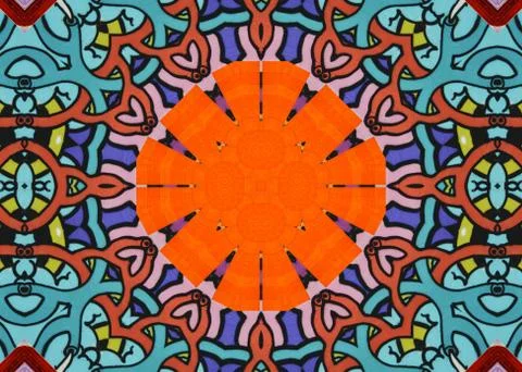 Pattern Abstract Fractal background Stock Illustration