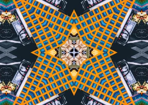 Pattern Abstract Fractal background Stock Illustration