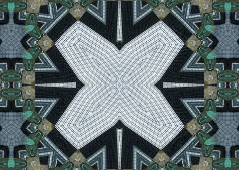 Pattern Abstract Fractal background Foto stock