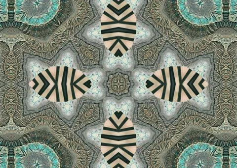 Pattern Abstract Fractal background Foto stock