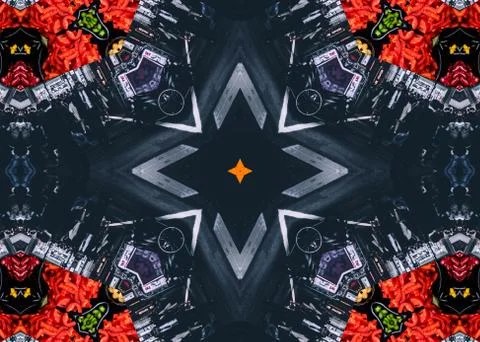 Pattern Abstract Fractal background Stock Photos