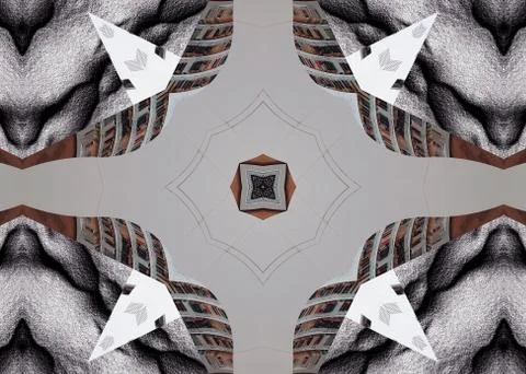 Pattern Abstract Fractal background Foto stock