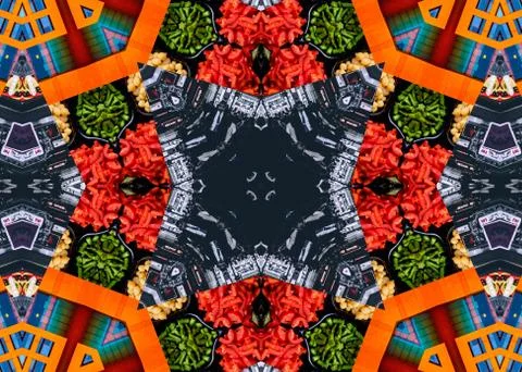 Pattern Abstract Fractal background Foto stock