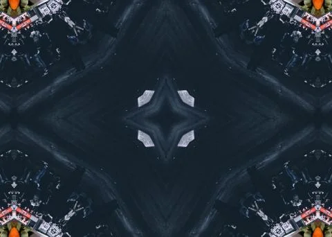 Pattern Abstract Fractal background Foto stock