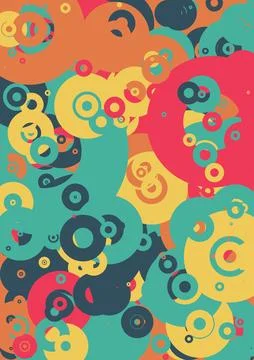 Pattern abstract geometric circle wallpaper background. graphic structure Stock Illustration