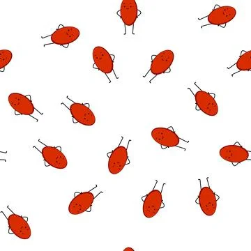 Pattern abstract geometric shape character cartoon vector Stock Illustration