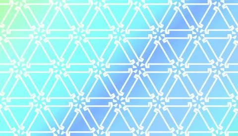 Pattern With Abstract Illusion Triangles. Gradient background. Vector Illustr イラスト素材