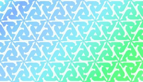Pattern With Abstract Illusion Triangles. Gradient background. Vector Illustr Stock Illustration