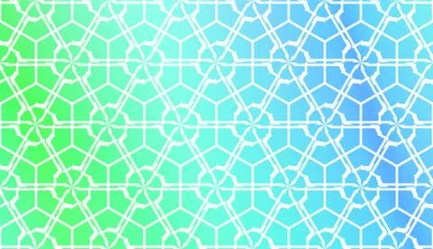 Pattern With Abstract Illusion Triangles. Gradient background. Vector Illustr Stock Illustration