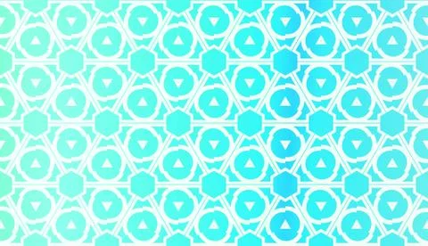Pattern With Abstract Illusion Triangles. Gradient background. Vector Illustr Stock Illustration