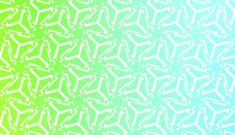 Pattern With Abstract Illusion Triangles. Gradient background. Vector Illustr Illustrazione stock