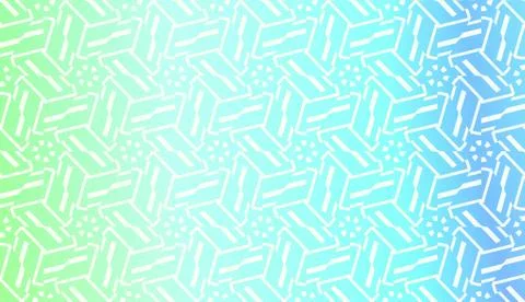 Pattern With Abstract Illusion Triangles. Gradient background. Vector Illustr イラスト素材