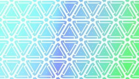 Pattern With Abstract Illusion Triangles. Gradient background. Vector Illustr Illustrazione stock