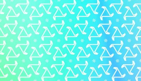 Pattern With Abstract Illusion Triangles. Gradient background. Vector Illustr Illustrazione stock