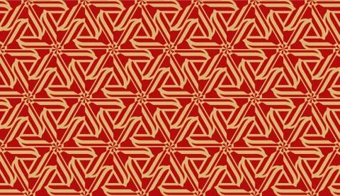 Pattern with abstract illusion triangles. Vector Seamless illustration. For y Illustrazione stock