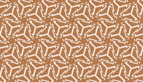 Pattern with abstract illusion triangles. Vector Seamless illustration. For y イラスト素材