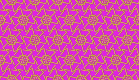 Pattern with abstract illusion triangles. Vector Seamless illustration. For y Stock Illustration