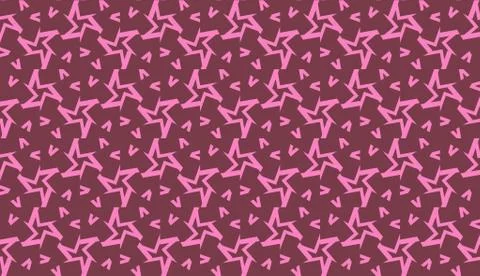 Pattern with abstract illusion triangles. Vector Seamless illustration. For y Illustrazione stock