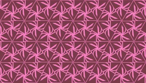 Pattern with abstract illusion triangles. Vector Seamless illustration. For y イラスト素材