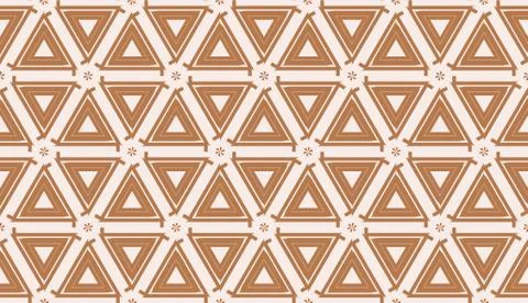 Pattern with abstract illusion triangles. Vector Seamless illustration. For y Illustrazione stock