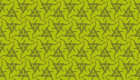 Pattern with abstract illusion triangles. Vector Seamless illustration. For y Stock Illustration