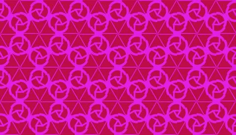 Pattern with abstract illusion triangles. Vector Seamless illustration. For y イラスト素材