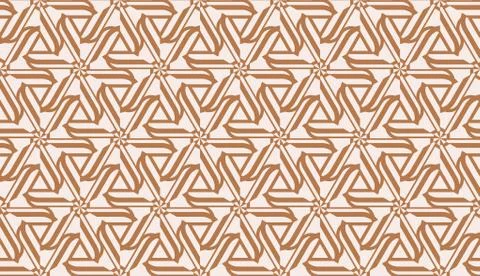 Pattern with abstract illusion triangles. Vector Seamless illustration. For y Stock Illustration