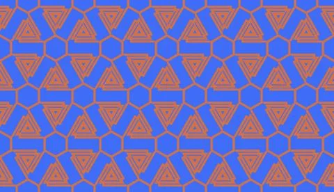 Pattern with abstract illusion triangles. Vector illustration. For your busin Illustrazione stock