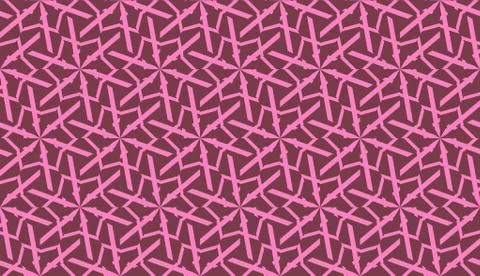 Pattern with abstract illusion triangles. Vector Seamless illustration. For y Illustrazione stock