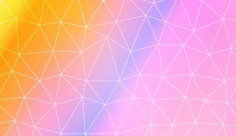 Pattern with abstract line in polygonal pattern with triangles style. For mod Stock Illustration