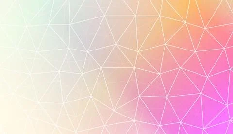 Pattern with abstract line in polygonal pattern with triangles style. For mod Illustrazione stock