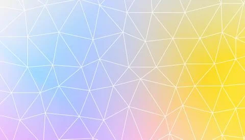 Pattern with abstract line in polygonal pattern with triangles style. For mod Stock Illustration