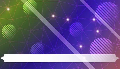 Pattern with abstract line in polygonal pattern with triangles style. For int Stock Illustration