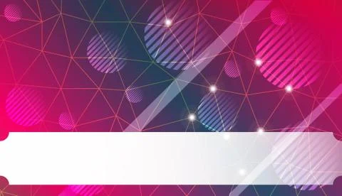 Pattern with abstract line in polygonal pattern with triangles style. For int Stock Illustration