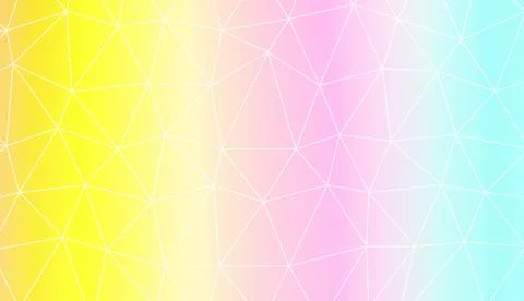 Pattern with abstract line in polygonal pattern with triangles style. For mod Stock Illustration