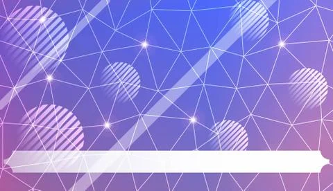 Pattern with abstract line in polygonal pattern with triangles style. For int 스톡 일러스트