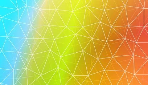 Pattern with abstract line in polygonal pattern with triangles style. For mod Stock Illustration