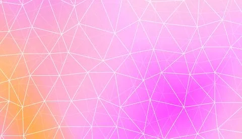 Pattern with abstract line in polygonal pattern with triangles style. For mod Stock Illustration