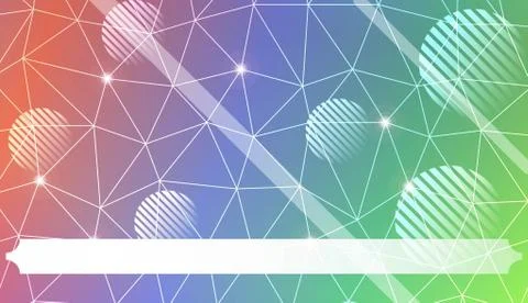 Pattern with abstract line in polygonal pattern with triangles style. For int 스톡 일러스트