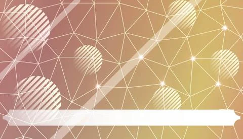 Pattern with abstract line in polygonal pattern with triangles style. For int Stock Illustration