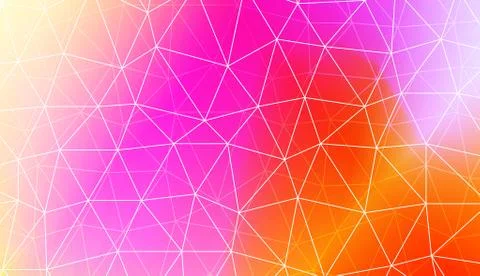 Pattern with abstract line in polygonal pattern with triangles style. For mod Stock Illustration