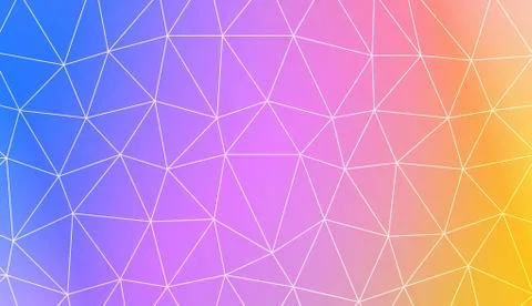 Pattern with abstract line in polygonal pattern with triangles style. For mod Stock Illustration