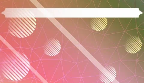 Pattern with abstract line in polygonal pattern with triangles style. For int Stock Illustration